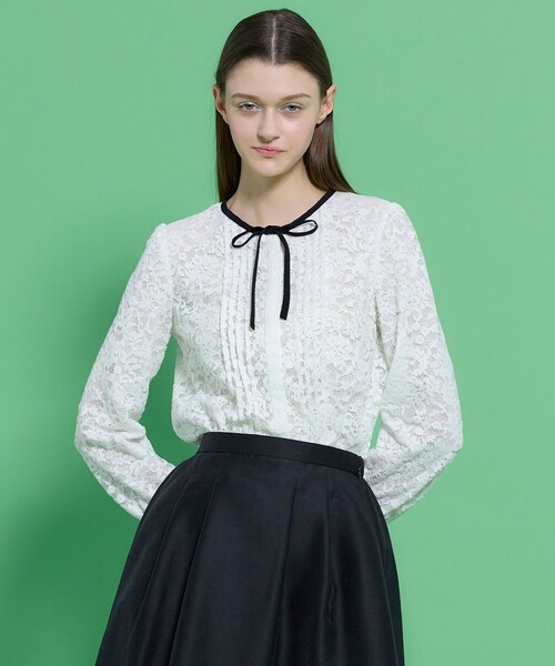TOCCA(トッカ)の「GARDEN OF LACE BLOUSE ブラウス(シャツ/ブラウス・レディース・ホワイト系/ブラック系・0/4)」の3枚目の写真