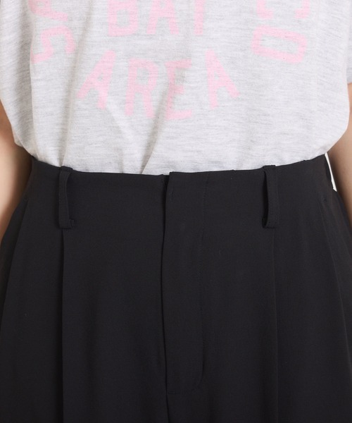 COLLAGE GALLARDAGALANTE(コラージュガリャルダガランテ)の「ジャージスリムテーパードパンツ/セットアップ可/高機能/WEB限定カラー展開/マイナス3kg(その他パンツ・レディース・ベージュ/ネイビー/ブラック/ライトブルー・0/1)」の6枚目の写真