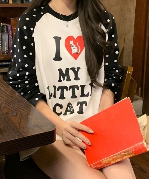 SHEPP（シープ）の「【26年春新作】クルーネックラグランドットスリーブプルオーバー（Tシャツ/カットソー・レディース・ホワイト・M）」の2枚目の写真