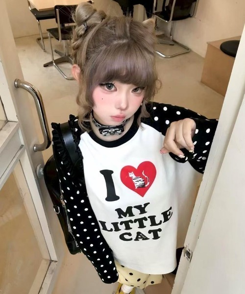 SHEPP（シープ）の「【26年春新作】クルーネックラグランドットスリーブプルオーバー（Tシャツ/カットソー・レディース・ホワイト・M）」の6枚目の写真