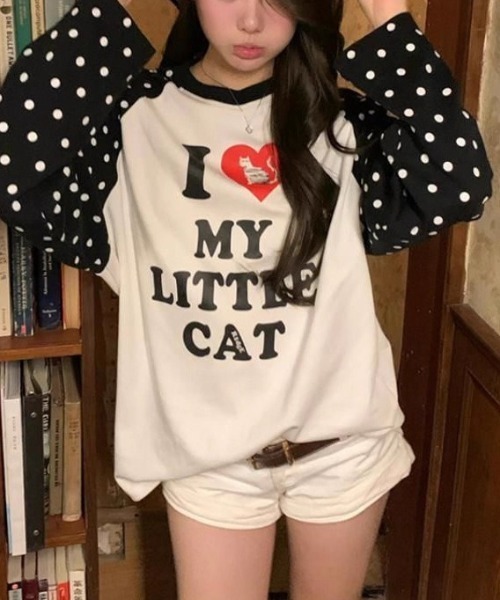 SHEPP（シープ）の「【26年春新作】クルーネックラグランドットスリーブプルオーバー（Tシャツ/カットソー・レディース・ホワイト・M）」の14枚目の写真