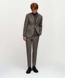 SOLEW（ソル）の「Wool Tapered Set-up Pants_Gray（スラックス）」