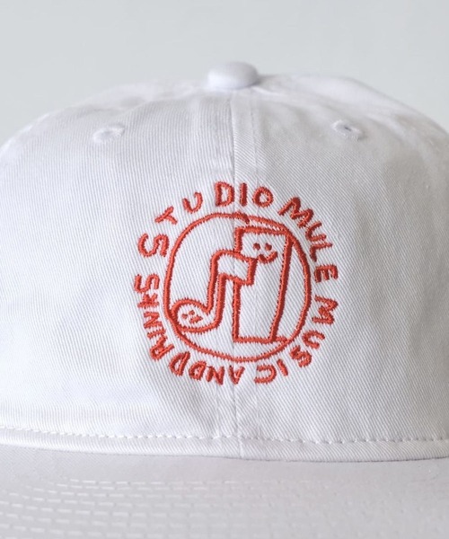 bonjour records（ボンジュールレコーズ）の「【Studio Mule/スタジオ・ミュール】Cap（キャップ・メンズ・ネイビー/ブラック/ホワイト・FREE）」の4枚目の写真