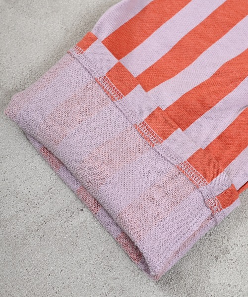 MARKEY'S（マーキーズ）の「ミニウラケストライプロングパンツ（その他パンツ・キッズ・グリーン系その他/ブラック系その他/オレンジ系その他・80/90/95/100/110/120/130/140/150）」の18枚目の写真