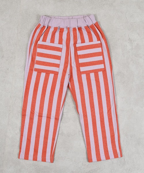 MARKEY'S（マーキーズ）の「ミニウラケストライプロングパンツ（その他パンツ・キッズ・グリーン系その他/ブラック系その他/オレンジ系その他・80/90/95/100/110/120/130/140/150）」の20枚目の写真