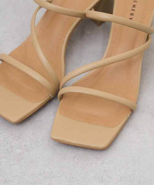 SHENERY（シーナリー）の「ストラップヒールサンダル（サンダル・レディース・ベージュ/ブラック・36/38/37）」の7枚目の写真
