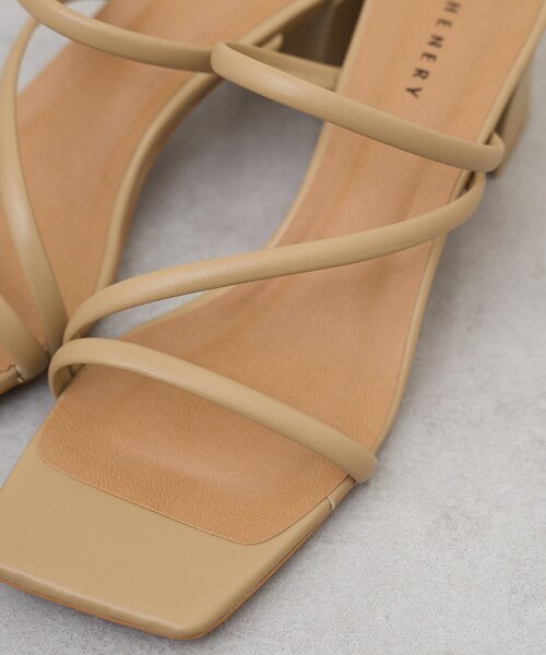 SHENERY（シーナリー）の「ストラップヒールサンダル（サンダル・レディース・ベージュ/ブラック・36/38/37）」の8枚目の写真