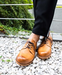 【PADRONE】別注DERBY PLAIN TOE SHOES