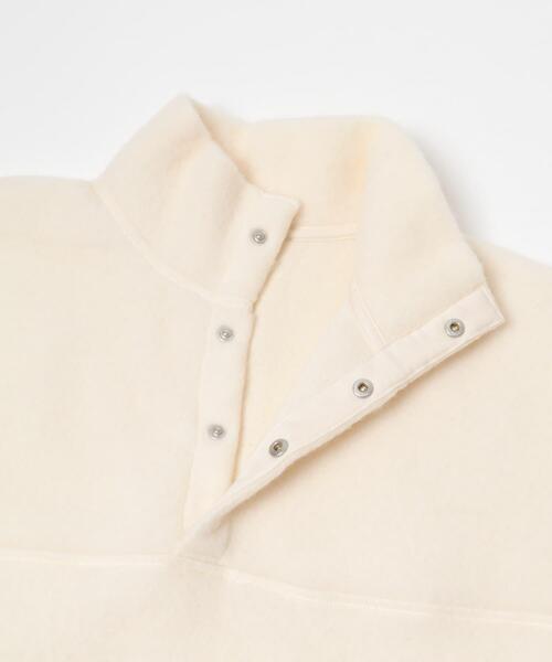 かぐれ（カグレ）の「ウールコットンフリースプルオーバー（その他トップス・レディース・ブラック/オフホワイト・FREE）」の14枚目の写真