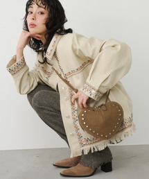 Unitage（ユニテージ）の「スタッズデザインハートバッグ【select item】（ショルダーバッグ）」