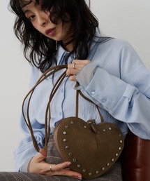 Unitage（ユニテージ）の「スタッズデザインハートバッグ【select item】（ショルダーバッグ）」