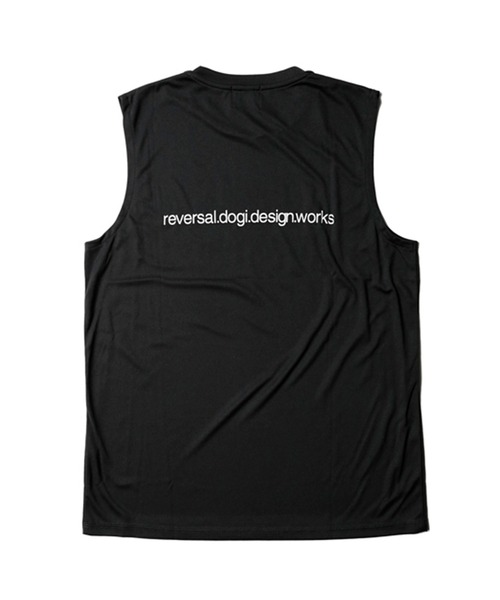 reversal.dogi.design.works(リバーサル・ドーギ・デザイン・ワークス)の「<reversal/リバーサル>BIG MARK DRY SLEEVELESS(Tシャツ/カットソー・メンズ・ブラック・XX-LARGE/LARGE/MEDIUM/SMALL/X-LARGE)」の2枚目の写真
