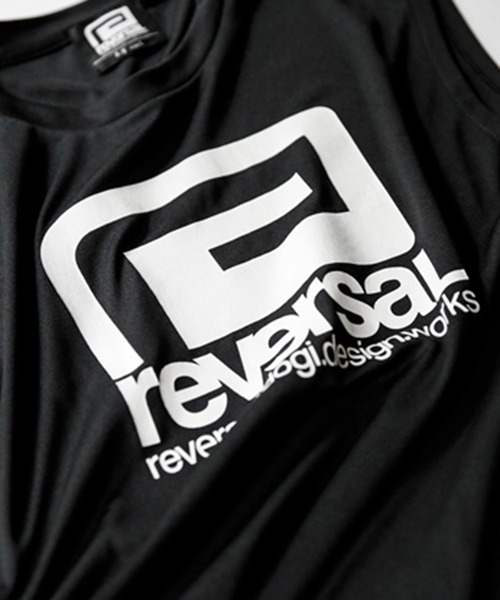 reversal.dogi.design.works(リバーサル・ドーギ・デザイン・ワークス)の「<reversal/リバーサル>BIG MARK DRY SLEEVELESS(Tシャツ/カットソー・メンズ・ブラック・XX-LARGE/LARGE/MEDIUM/SMALL/X-LARGE)」の4枚目の写真