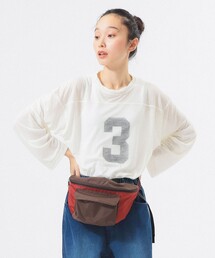 BEAMS BOY（ビームスボーイ）の「シアー ナンバリング フットボール（Tシャツ/カットソー）」