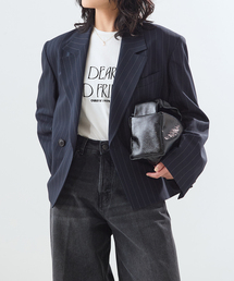 journal standard L'essage | NALYAストライプ/Doeskinジャケット(テーラードジャケット)