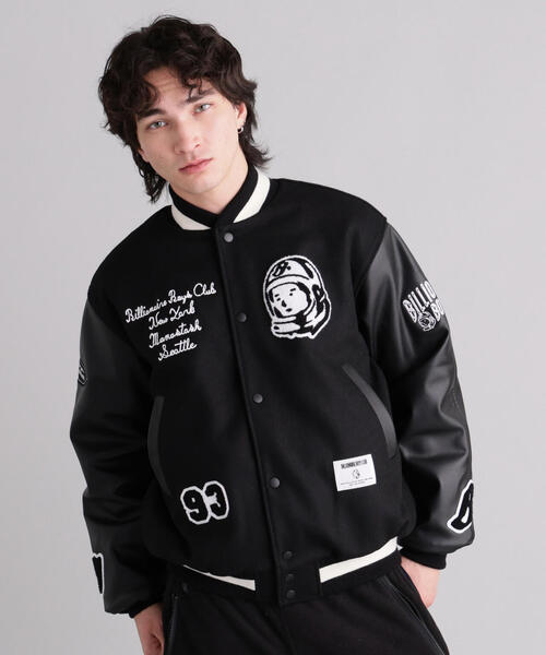 BILLIONAIRE BOYS CLUB（ビリオネア・ボーイズ・クラブ）の「MANASTASHxBILLIONAIRE BOYS CLUB/ビリオネア・ボーイズ・クラブ/BBC MANA VARSITY JACKET（スタジャン・メンズ・ブラック・L/S/XL）」の5枚目の写真