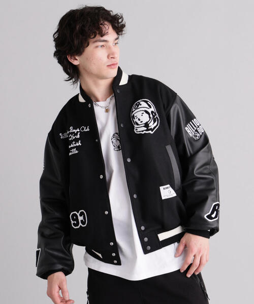 BILLIONAIRE BOYS CLUB（ビリオネア・ボーイズ・クラブ）の「MANASTASHxBILLIONAIRE BOYS CLUB/ビリオネア・ボーイズ・クラブ/BBC MANA VARSITY JACKET（スタジャン・メンズ・ブラック・L/S/XL）」の6枚目の写真