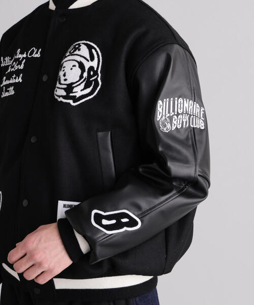 BILLIONAIRE BOYS CLUB（ビリオネア・ボーイズ・クラブ）の「MANASTASHxBILLIONAIRE BOYS CLUB/ビリオネア・ボーイズ・クラブ/BBC MANA VARSITY JACKET（スタジャン・メンズ・ブラック・L/S/XL）」の13枚目の写真