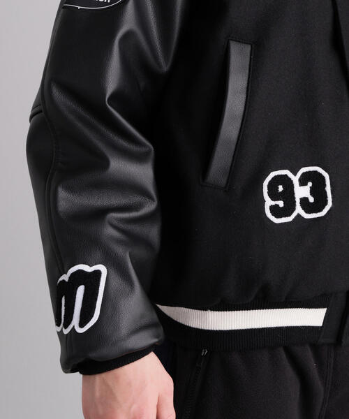 BILLIONAIRE BOYS CLUB（ビリオネア・ボーイズ・クラブ）の「MANASTASHxBILLIONAIRE BOYS CLUB/ビリオネア・ボーイズ・クラブ/BBC MANA VARSITY JACKET（スタジャン・メンズ・ブラック・L/S/XL）」の15枚目の写真