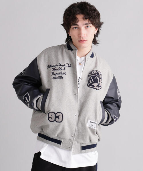 BILLIONAIRE BOYS CLUB（ビリオネア・ボーイズ・クラブ）の「MANASTASHxBILLIONAIRE BOYS CLUB/ビリオネア・ボーイズ・クラブ/BBC MANA VARSITY JACKET（スタジャン・メンズ・ブラック・L/S/XL）」の19枚目の写真