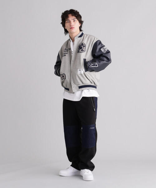 BILLIONAIRE BOYS CLUB（ビリオネア・ボーイズ・クラブ）の「MANASTASHxBILLIONAIRE BOYS CLUB/ビリオネア・ボーイズ・クラブ/BBC MANA VARSITY JACKET（スタジャン・メンズ・ブラック・L/S/XL）」の22枚目の写真