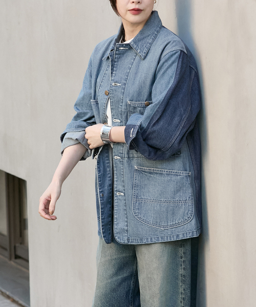 別注【INSCRIRE*LEE*LESSAGE】LOCO JK DENIM OW*U：カバーオール
