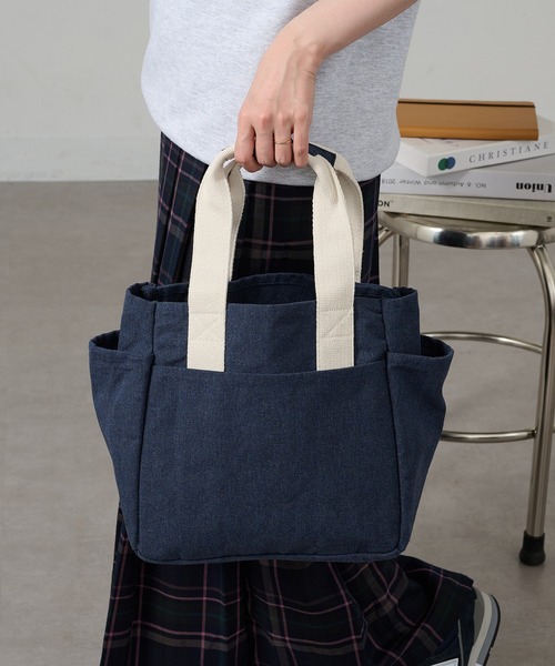A by MAGASIN DE MODE(エーバイマガジンデモード)の「【A by MAGASIN DE MODE】e.e.p.ナナポケトート A4対応/7ポケット SNBD(トートバッグ・レディース・アイボリー/ブラック/カーキ/グレー/ネイビー/ベージュ・FREE)」の6枚目の写真