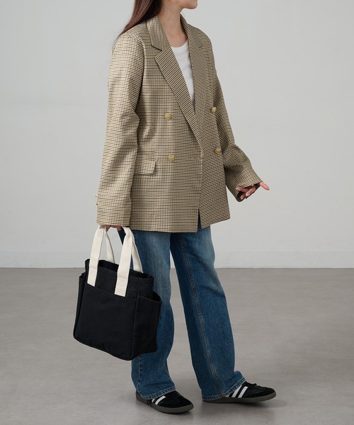 A by MAGASIN DE MODE(エーバイマガジンデモード)の「【A by MAGASIN DE MODE】e.e.p.ナナポケトート A4対応/7ポケット SNBD(トートバッグ・レディース・アイボリー/ブラック/カーキ/グレー/ネイビー/ベージュ・FREE)」の17枚目の写真