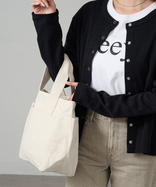 A by MAGASIN DE MODE(エーバイマガジンデモード)の「【A by MAGASIN DE MODE】e.e.p.ナナポケトート A4対応/7ポケット SNBD(トートバッグ・レディース・アイボリー/ブラック/カーキ/グレー/ネイビー/ベージュ・FREE)」の7枚目の写真