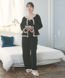 eMutille（エミュティーユ）の「【SET ITEM】color scheme 3piece setup/ 配色3ピースセットアップ（ルームウェア/パジャマ）」