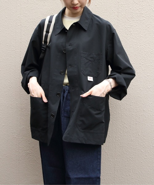 DANTON(ダントン)の「DANTON/ダントン ドットエアカバーオール DOT AIR COVERALL DT-B0441 CDS(カバーオール・メンズ・ブラック/チャコールグレー・42/40/38)」の6枚目の写真