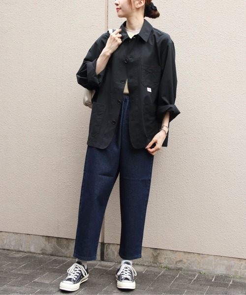 DANTON(ダントン)の「DANTON/ダントン ドットエアカバーオール DOT AIR COVERALL DT-B0441 CDS(カバーオール・メンズ・ブラック/チャコールグレー・42/40/38)」の8枚目の写真