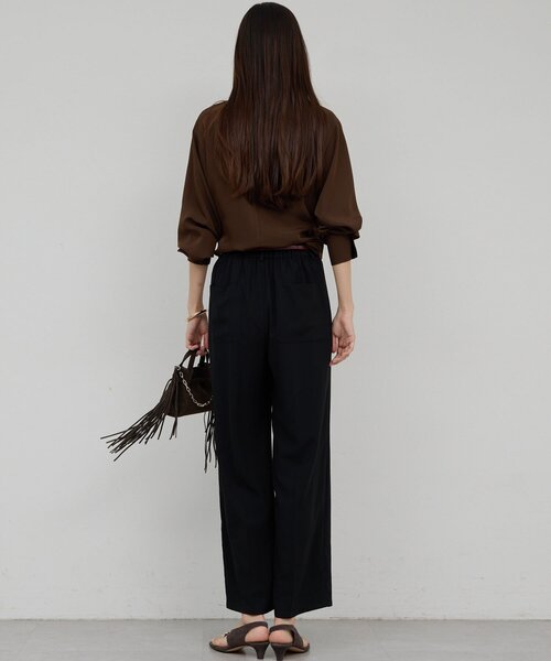 GALLARDAGALANTE（ガリャルダガランテ）の「【ガランテ名品】ライトジャージーワイドパンツ（その他パンツ・レディース・ホワイト/ダークブラウン/ブラック・0/2/1）」の17枚目の写真