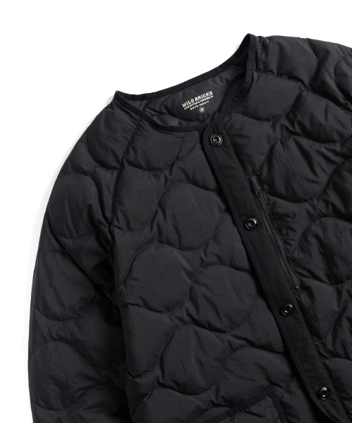 WILD BRICKS(ワイルドブリックス)の「W24 MILITARY DOWN LINER (black)(ダウンジャケット/コート・メンズ・その他・M/L/XL)」の4枚目の写真