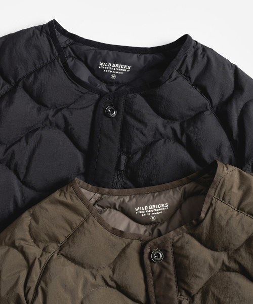 WILD BRICKS(ワイルドブリックス)の「W24 MILITARY DOWN LINER (black)(ダウンジャケット/コート・メンズ・その他・M/L/XL)」の9枚目の写真
