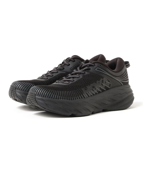 HOKA(ホカ)の「HOKA / W BONDI 7(スニーカー・レディース・ブラック・24/24.5/23.5)」の1枚目の写真