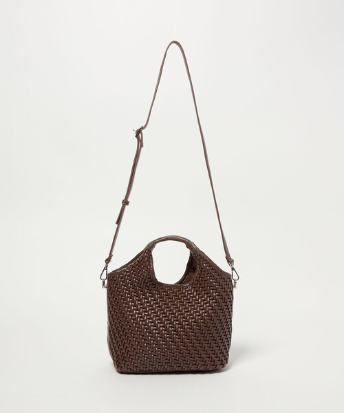 green label relaxing(グリーンレーベルリラクシング)の「2WAY メッシュ バッグ / ショルダーバッグ(ショルダーバッグ・レディース・オフホワイト/ブラウン/ブラック・FREE)」の12枚目の写真