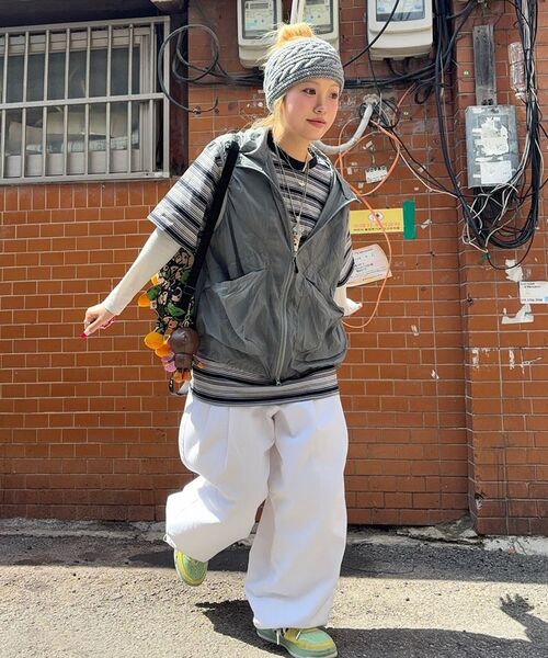 BROWNBREATH(ブラウンブレス)の「TAG NYLON HOOD VEST - KHAKI(ベスト・レディース・その他・M/S/L/XL)」の9枚目の写真