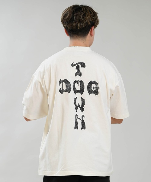 DOGTOWN(ドッグタウン)の「DOGTOWN/ドッグタウン 半袖 Tシャツ バックプリント 古着風 ヴィンテージ加工 262DT1ST012/262DT1ST013/262DT1ST014(Tシャツ/カットソー・メンズ・ホワイト系その他/ブラック系その他・M)」の4枚目の写真