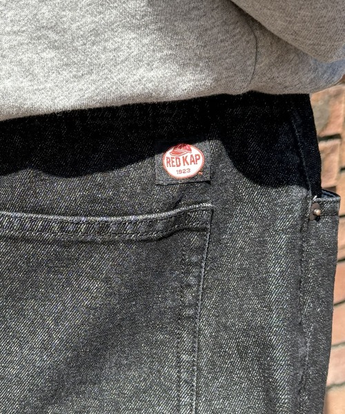 RED KAP（レッドキャップ）の「【RED KAP】限定商品 別注 BUGGY JEANS　バギーデニム（デニムパンツ・メンズ・ブラック/インディゴブルー・S/M/L/LL）」の4枚目の写真