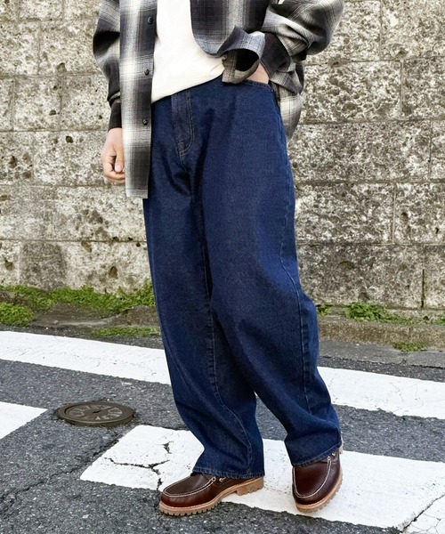 RED KAP（レッドキャップ）の「【RED KAP】限定商品 別注 BUGGY JEANS　バギーデニム（デニムパンツ・メンズ・ブラック/インディゴブルー・S/M/L/LL）」の11枚目の写真