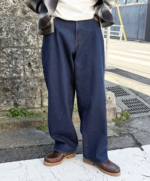 RED KAP（レッドキャップ）の「【RED KAP】限定商品 別注 BUGGY JEANS　バギーデニム（デニムパンツ・メンズ・ブラック/インディゴブルー・S/M/L/LL）」の12枚目の写真