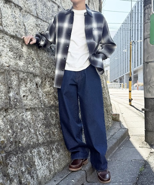 RED KAP（レッドキャップ）の「【RED KAP】限定商品 別注 BUGGY JEANS　バギーデニム（デニムパンツ・メンズ・ブラック/インディゴブルー・S/M/L/LL）」の14枚目の写真