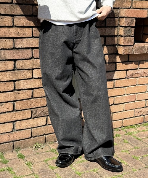 RED KAP（レッドキャップ）の「【RED KAP】限定商品 別注 BUGGY JEANS　バギーデニム ワイドパンツ（デニムパンツ・メンズ・ブラック/インディゴブルー・S/M/L/LL）」の22枚目の写真