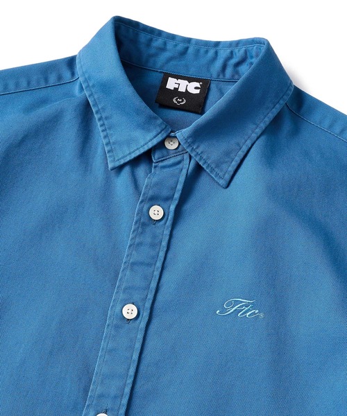 FTC（エフティーシー）の「WASHED TWILL SHIRT（シャツ/ブラウス・メンズ・その他/カーキ/ブルー系その他・X-LARGE/LARGE/MEDIUM/SMALL）」の4枚目の写真