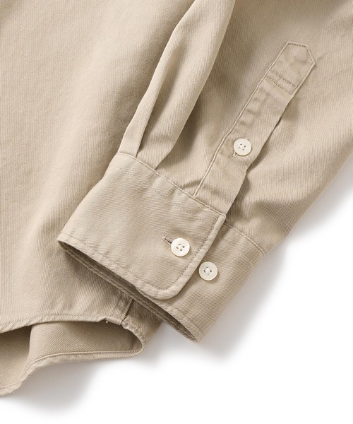 FTC（エフティーシー）の「WASHED TWILL SHIRT（シャツ/ブラウス・メンズ・その他/カーキ/ブルー系その他・X-LARGE/LARGE/MEDIUM/SMALL）」の8枚目の写真