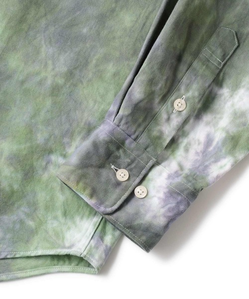 FTC（エフティーシー）の「WASHED TWILL SHIRT（シャツ/ブラウス・メンズ・その他/カーキ/ブルー系その他・X-LARGE/LARGE/MEDIUM/SMALL）」の12枚目の写真