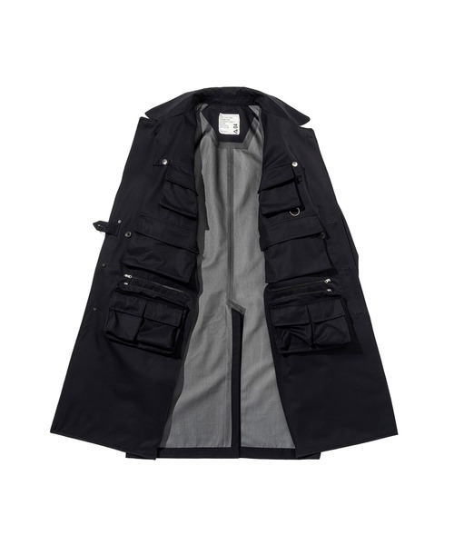 PHENIX COLLECTION(フェニックスコレクション)の「PHENIX COLLECTION(フェニックスコレクション)TKMT - COAT, TYPE P-002B(トレンチコート・メンズ・ブラック・XL/L)」の4枚目の写真