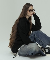 SLICK（スリック）の「【ZOZO限定】SLICK スリック Pleats Knit Drawstring Polo プリーツニットドローストリングポロシャツ（Tシャツ/カットソー）」