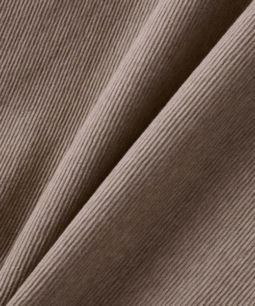 SLICK(スリック)の「【SLICK/スリック】Pleats Knit Drawstring Polo/プリーツニットドローストリングポロシャツ(Tシャツ/カットソー・メンズ・ベージュ/チャコールグレー/ブラック・3/1/2)」の12枚目の写真